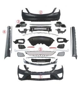 Рестайлинг Mercedes S-class W222 2014-2018 в S65 AMG 2018