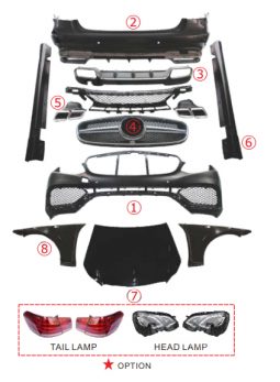 Рестайлинг Mercedes-Benz E-class W212 2009-2013 в E63 AMG 2014-2015