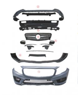 Рестайлинг Mercedes-Benz GLA-class X156 2015-2018 в GLA 45 AMG