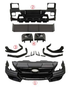 Рестайлинг Mercedes G-CLASS W463 13-18 в WALD TYPE