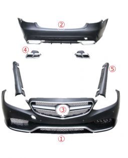 Рестайлинг Mercedes-Benz E-class W212 2014-2015 в E63 AMG