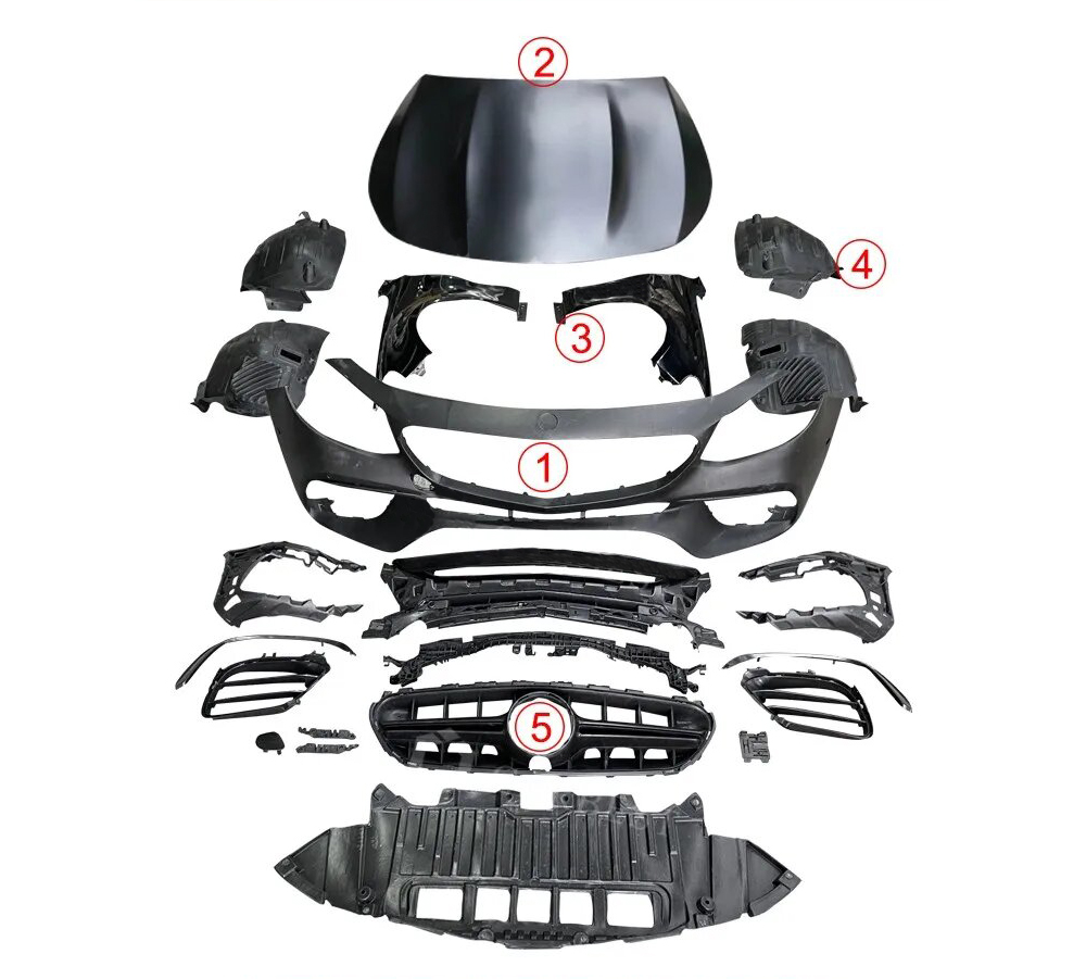 Комплект обвеса Mercedes E-class W213 2018 в E63 AMG 2019